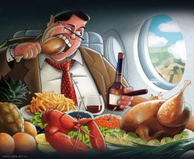 “Высокая” кухня: как в самолетах появилась еда