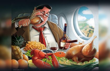 «Высокая» кухня: как в самолетах появилась еда